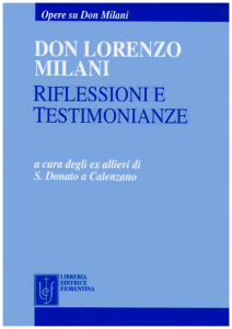 Don Lorenzo Milani riflessioni e testimonianze