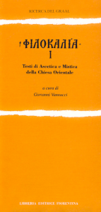 La filocalia I (amore della bellezza)