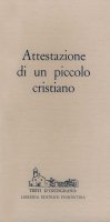 Attestazione di un piccolo cristiano
