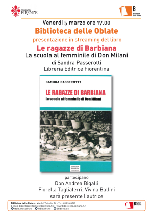 presentazione Le ragazze di Barbiana